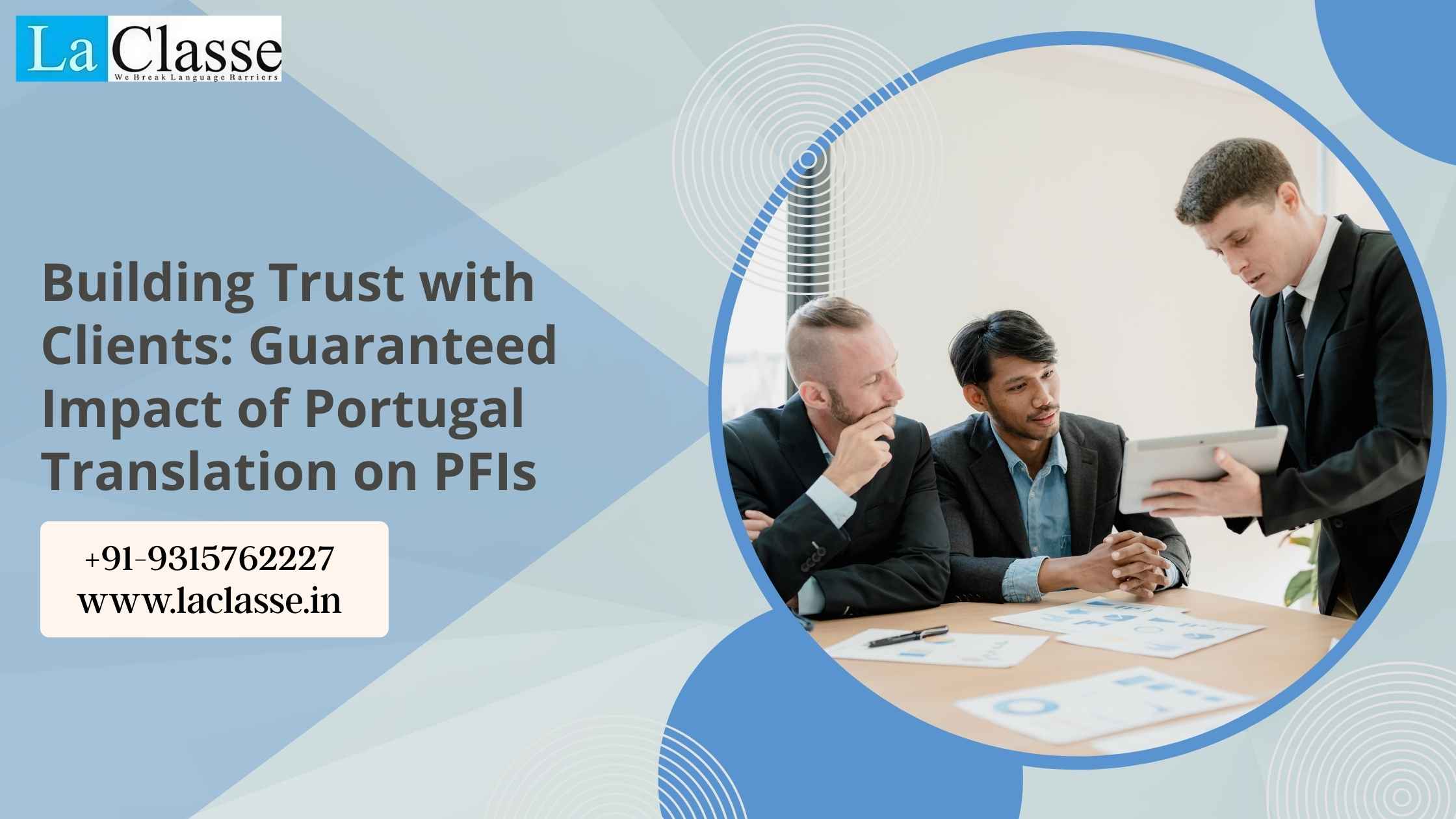 Building Trust with Clients: Guaranteed Impact of Portugal Translation on PFIs